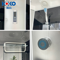 Cabine de douche sauna vapeur multifonctionnelle de luxe pour usage domestique avec fonctions de massage