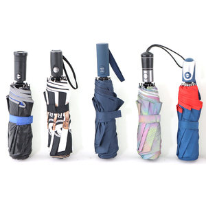 Venta al por mayor promocional de impresión de Marca Protección UV sombrilla para la lluvia paraguas personalizados con logotipo - Product Image 4