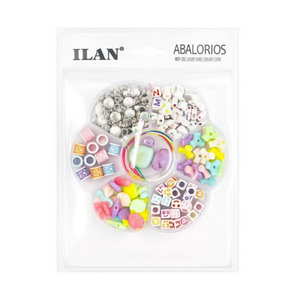 Set di Perline ILAN 10x10cm Colori Assortiti per Creazione di Gioielli e Artigianato - Product Image 1