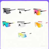 Lunettes de soleil 2025 de créateur, protection UV400, surdimensionnées, pour cyclisme, hommes et femmes, sports de plein air