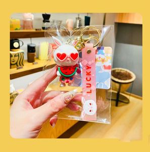 Cartoon Rabbit Keychain Trendy Fashion Car <b>Key</b> Ring Pendant Women Girl Cute Backpack Charm <b>Key</b> <b>Chains</b> - Product Image 6