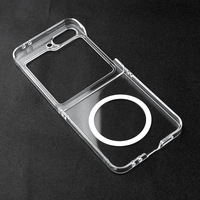 Étui magnétique transparent pour Samsung Galaxy Z Flip 8 Z Fold 7, coque hybride antichoc en TPU et PC pour la charge sans fil