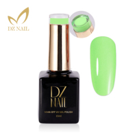 Kit de vernis à ongles en gel DZ personnalisé, 15 ml, longue tenue, marque privée, vegan, soak-off, UV