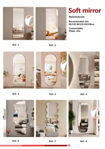 <span class=keywords><strong>Espejo</strong></span> de Pared Acrílico Autoadhesivo sin Marco, Irrompible, de Gran Tamaño y Buena Textura, para Sala de Estar, Venta al por Mayor de Fábrica - Product Image 6