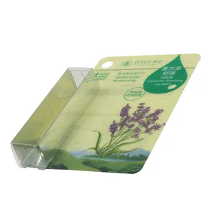 Wholesale Transparent Cosmetic Facial Cotton Powder Puff Plastic Box Storage Makeup Sponge Packaging Case