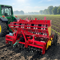 Planteuse d'ail automotrice de précision avec semoir vertical et fertilisation intégrée pour l'agriculture