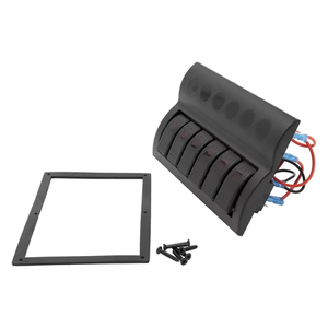 Disjoncteurs de panneau d'interrupteur à bascule LED 4/6 /8 Gang - Product Image 6