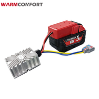 Convertisseur CC 9-36V vers 12V 20A pour batterie Milwaukee M18 qui peut fournir de l'énergie au chauffage de stationnement