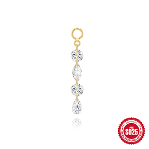 EAR STACK SET Trendy 925 STERLING SILVER <b>EARRINGS</b> Hypoallergenic Mix and Match CARTILAGE <b>EARRINGS</b> for Multiple <b>Piercings</b> Women - Product Image 2