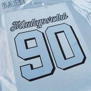 เสื้อยืดคอกลมถักลายดาวอักษรและตัวเลขสำหรับผู้ชาย ขายดีปี 2025 ทรงปกติ สไตล์สปอร์ตแคชชวล ผ้าฝ้าย 100% - Product Image 6