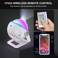 Lampe à LED d'ambiance RVB polychrome pour chambre d'enfant Projecteur de veilleuse Star Galaxy avec télécommande