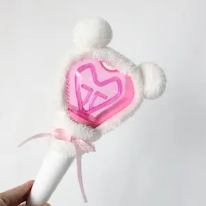 Vente chaude Light Stick Kpop Couverture En Peluche Poupée Peluche Jouets Pour Pop Star Fans Musique Concert Célébration