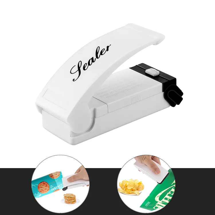 Portable Multifunctional Mini Sealing Machine Hand Press Food Sealer Plastic Bag Food Heat Instant Sealer Handy Sealing