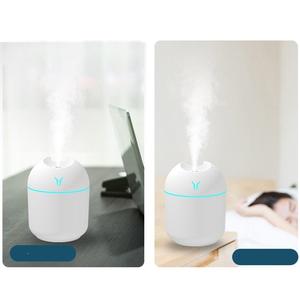 Mini humidificateur d'air USB 250ML, diffuseur d'huiles essentielles aromatiques pour la maison et la voiture, générateur de brume ultrasonique avec lampe de nuit LED colorée - Product Image 6