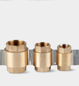 Clapet <span class=keywords><strong>anti</strong></span>-<span class=keywords><strong>retour</strong></span> vertical en laiton Alahot Clapet <span class=keywords><strong>anti</strong></span>-<span class=keywords><strong>retour</strong></span> à filetage interne externe 1/2 "3/4" Alimentation en <span class=keywords><strong>eau</strong></span> OEM ODM - Product Image 3