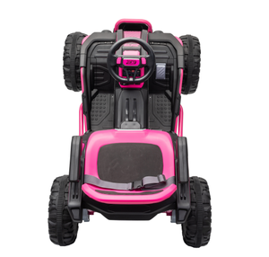 سيارة أطفال كهربائية جديدة قوية 36 فولت بمحركين 300 واط مع مقعد قابل للتعديل للأطفال من 2 إلى 4 سنوات، مصنوعة من البلاستيك مع إضاءة وسرعة تتراوح بين 5-7 كم/ساعة - Product Image 6