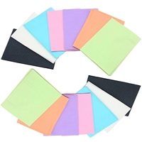 Nappes jetables en papier médical, bavoirs dentaires à double couche, accessoires de tatouage