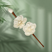 Fleurs solaires décoratives en bois, pour diffuseur d'arôme et de parfum