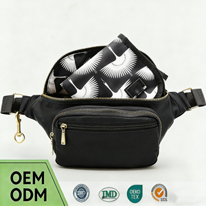 Sac à bandoulière portable personnalisé pour couches avec matelas à langer, sac banane extérieur pour femme, sac de maman - Product Image 1