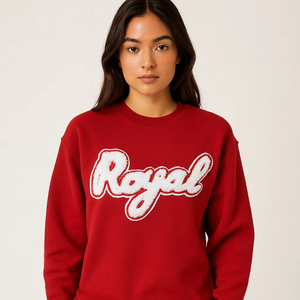 Vente en gros de patchs chenille de style sportif football, avec logo lettre de cheerleading, colorés, personnalisés, grands, thermocollants pour vêtements - Product Image 6