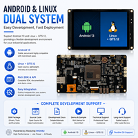 Módulo de Pantalla TFT Android 13 de Grado Industrial de 7.0 Pulgadas, 16.7 Millones de Colores, RK3562, Interfaz RS232/RS485/UART, 2GB de RAM, 32GB de ROM, Inteligente