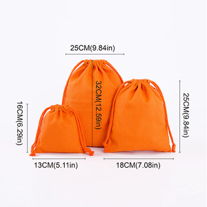 Sac à main en toile de coton recyclée avec logo personnalisé, double cordon, sac à poussière pour chaussures, sac à cordon, emballage de luxe pour bijoux - Product Image 5