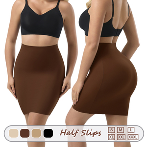 29488 Sculpting Super Elastic Control <strong>Slips</strong> Dropshipping High <strong>Waist</strong> Shaper Slimming Body Shaper Tummy Control Half <strong>Slip</strong> OEM - Product Image 1