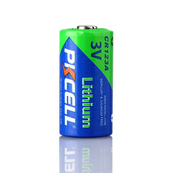 Kamera pil CR123A 1500mAh 3v lityum pil hücresi