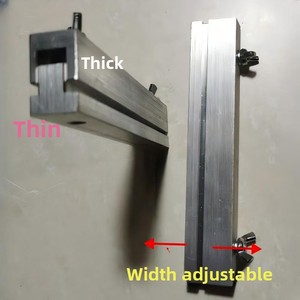 Robusto Banco da Lavoro Regolabile in Alluminio Placcato Oro per Fissaggio Modelli, Strumento per Creazione Gioielli (Collane, Bracciali, Orecchini, Anelli) - Product Image 4