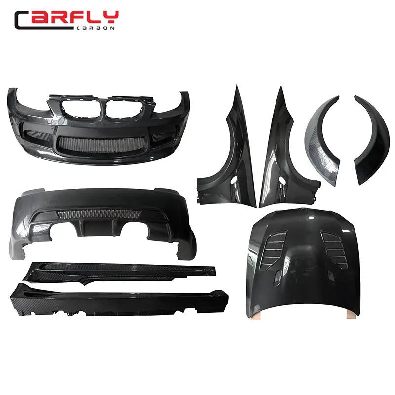 Top quality HM style Carbon fiber Body Kit For E92 M3