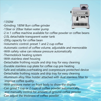 Thema Smart 3in1 Machine à café expresso cappuccino automatique haute pression 20bar multifonction avec moulin à grains