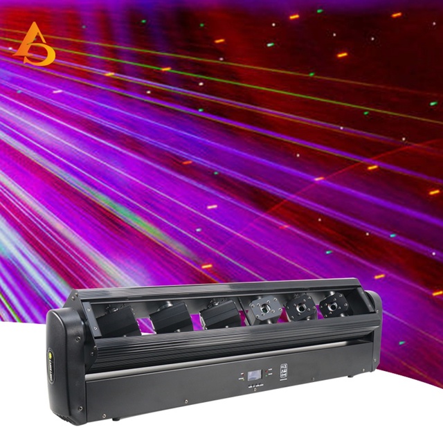 6 Eye Rgb Laser Light Led Dj Laser Stage Lighting Led Moving Head Laser Light