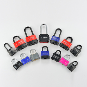 RICHDOOR 45/55/70/80mm de ancho grillete carcasa de plástico de Pvc candado de hierro candados y llaves baratos a granel - Product Image 1