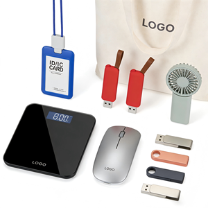 Set de Regalo Promocional con Logotipo Personalizado: Mini Ventilador, Alfombrilla para Ratón, Memoria USB, Soporte para Teléfono y Báscula Electrónica para Regalos a Clientes - Product Image 3