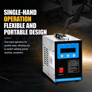 Machine de soudage par points intelligente portative 1000W, soudeuse par points à haute fréquence 35K ultrasonique pour le soudage de matériaux thermoplastiques - Product Image 4