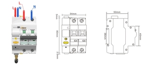 Kinee thông minh Wifi MCB ngắt mạch chuyển đổi 63A, với wifi Doodle chức năng - Product Image 2
