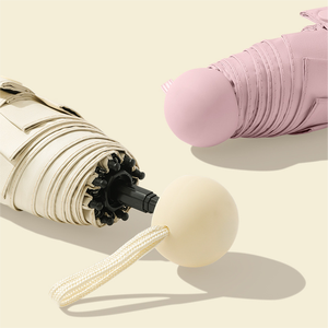 2024 Xách Tay Chống UV Mưa Windproof Siêu Mini Túi Nhỏ Gọn Mặt Trời Ô Cho Du Lịch Shopify Tìm Nguồn Cung Ứng Đại Lý - Product Image 2