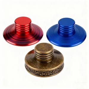 Poids de maintien pour disques vinyles en alliage d'aluminium personnalisé, accessoires pour platines vinyles, stabilisateur de disques <span class=keywords><strong>LP</strong></span>, service d'usinage CNC - Product Image 1