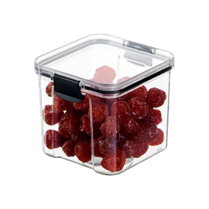 Household Free Airtight Clear Plastic <b>Stackable</b> Kitchen Organizer Cereal <b>Storage</b> <b>Container</b> Dry <b>Food</b> Box Jar with Lids - Product Image 2