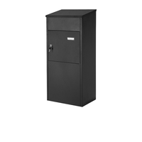 Boîte aux lettres métallique antivol personnalisée auto-ramassage armoire à usage domestique emballage tricolore étanche pour colis personnel pas de porte