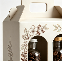 Koffiebonen Theeblaadjes Luxe Cadeaus Handgemaakte Golfkartonnen Dozen Fruit Noten Ecologische Verpakkingen Dozen met Aangepast Logo