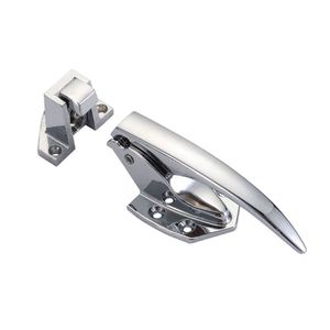 Tiradores de puerta de congelador de cadena de frío comercial de acero de aleación de Zinc de alta calidad, con cerradura de leva antirrobo y cerradura de combinación, 1 unidad - Product Image 1