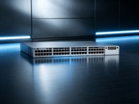 Switch de rack d'entreprise neutre 48 ports Gigabit UPOE couche 3 avec SNMP, QoS, empilable, capacité 256 Gbit/s, liaison montante 10 G, modèle C9300-48U-E