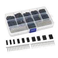 620 Buah Kit Konektor Kabel Jumper Pria/Wanita dengan Pin Housing Konektor Kabel Adaptor 2.54MM untuk Papan Sirkuit Dupont