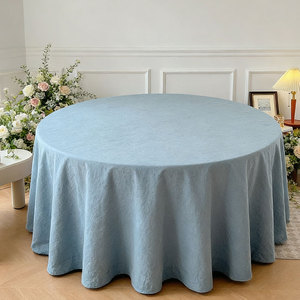 <span class=keywords><strong>Nappe</strong></span> en coton <span class=keywords><strong>lavé</strong></span> <span class=keywords><strong>bleu</strong></span> poussière, <span class=keywords><strong>nappe</strong></span> de luxe légère et chaleureuse pour les fêtes, les événements et les restaurants - Product Image 1