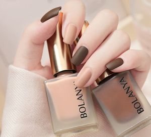 Offre spéciale, vernis à ongles UV givré multicolore, à base d'eau, sans cuisson, blanchissant, vernis à ongles pelable à surface mate à séchage rapide - Product Image 3