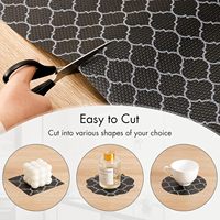 Revêtements de tiroirs imperméables et lavables pour armoires de cuisine, papier de protection durable en EVA pour réfrigérateur, placard, commode avec motif moderne