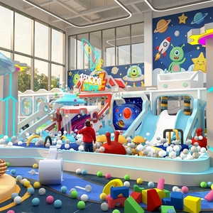 Équipement de terrain de jeu intérieur sur le thème de la science-fiction personnalisé Aoleao pour enfants, certifié CE TUV commercial - Product Image 1