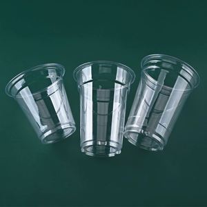 Vasos Desechables Transparentes de Plástico PET con Tapas, Calibre 98, 12/14/16/18/20/24 oz, Logotipo Personalizado para Café Helado, Latte, Jugo - Product Image 5