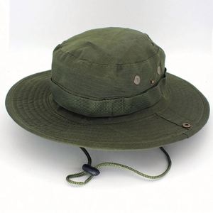 Chapeau Bob de Pêcheur d'Extérieur Personnalisé avec Logo Brodé à Large Bord et Cordon, Idéal pour l'Escalade et la Pêche - Vente en Gros - Product Image 3